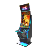 Machines de jeu vidéo à écran plat incurvé de 32 43 pouces avec écran tactile vertical et éclairage LED