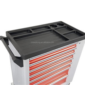 Armoire de rangement d'outils <span class=keywords><strong>en</strong></span> acier et <span class=keywords><strong>en</strong></span> fer robuste avec plateau <span class=keywords><strong>en</strong></span> <span class=keywords><strong>bois</strong></span> pour ateliers, ODM OEM pris <span class=keywords><strong>en</strong></span> charge, coffre à outils - Product Image 3