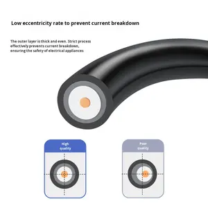 Оптовый коаксиальный кабель HD RG6 с 1 жилой, для видеосигнала, домашнего цифрового спутникового ТВ, защищенный, для кабельного телевидения - Product Image 3