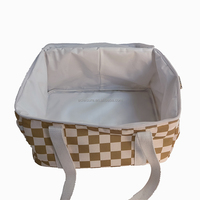 Geruite Stof Thermisch Geïsoleerde Picknick Koeltassen Herbruikbare Koeltas Voor Strandreizen Picknick, Een Leuk Cadeau