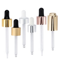 Offre Spéciale compte-gouttes poussoir compte-gouttes à bouton-poussoir de 18mm avec pipette de transfert de pipette en verre