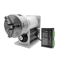 Pièce d'équipement laser D125 160 200 Fixation rotative à trois mâchoires pour machine de marquage laser