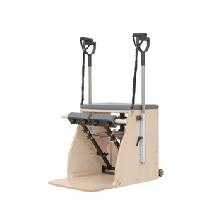 Professionale Multi-funzionale <span class=keywords><strong>casa</strong></span> Studio <span class=keywords><strong>Pilates</strong></span> Wunda sedia in acero macchina riformatore per uso <span class=keywords><strong>Pilates</strong></span> - Product Image 1