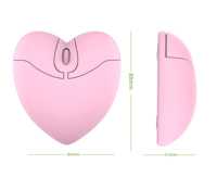 Souris sans fil 2.4g USB unique, mode privé personnalisé en usine, Love 3D 1200DPI, souris sans fil, souris cadeau sans fil pour femmes et enfants