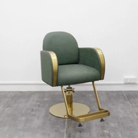 Nouvelle chaise de salon de coiffure professionnelle haut de gamme, réglable et pivotante, en PVC, spéciale pour la permanente et la coloration
