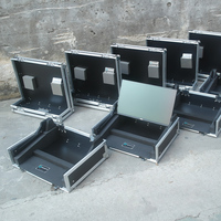 kkmark Custom Dual Touch Screen Road Video Production Race Portable Flight case pour le mixeur Waves LV1