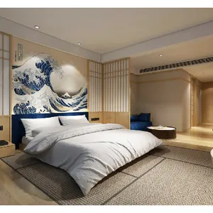 Satılık 5 yıldızlı otel yatak setleri Modern otel lobi mobilya