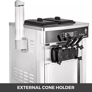 New High Productivity 6L Capacity Soft <b>Ice</b> <b>Machine</b> With Milk/Fruit/Chocolate Options 110V Voltage Pakistan <b>Ice</b> <b>Machine</b> Pri - Product Image 4