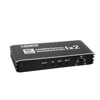 Répartiteur HDMI Xput 1x2 prenant en charge la résolution 8K Ultra HD, normes HDMI 2.1 et HDMI 2.3, adaptateur d'affichage double écran avec une entrée et deux sorties pour le jeu