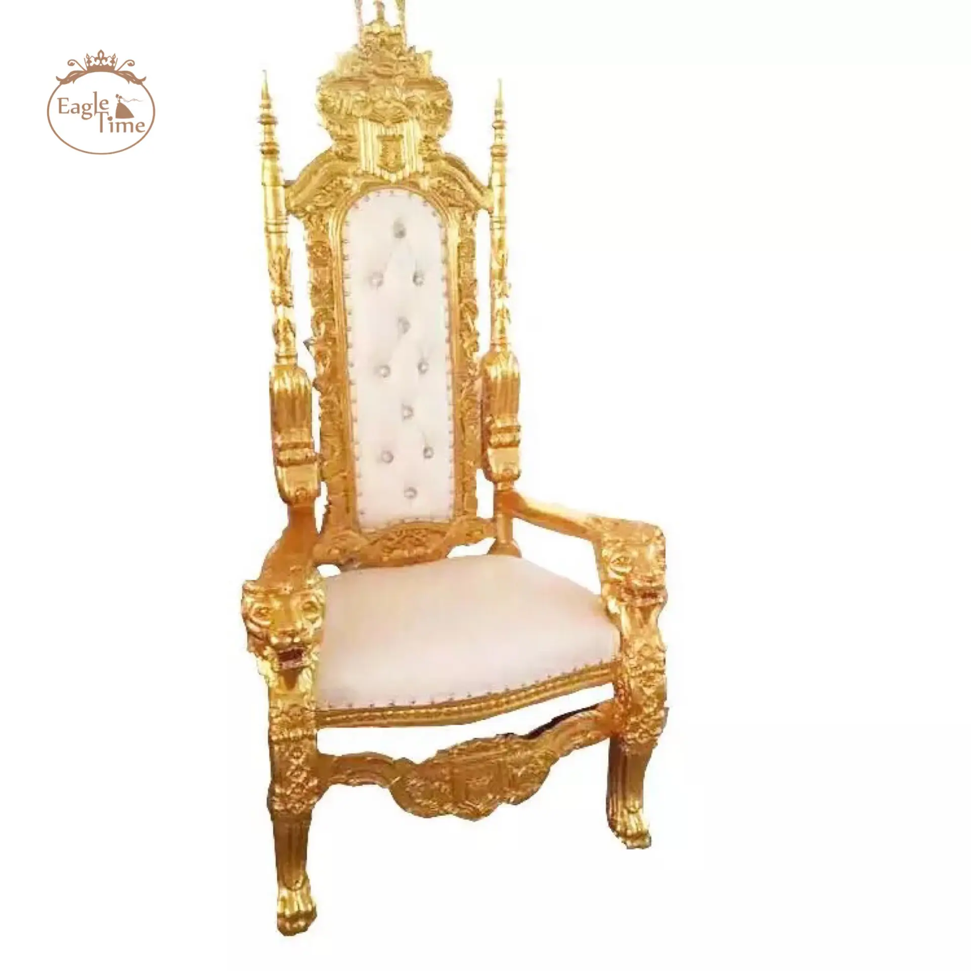 Modern kraliyet tasarım yüksek geri kraliçe kral taht düğün olay otel parti kanepe sandalye