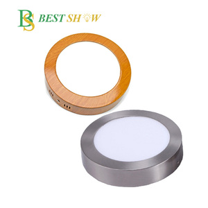Khung Vỏ Màu Đen 6W <span class=keywords><strong>12W</strong></span> 18W 24W Bảng Đèn <span class=keywords><strong>Led</strong></span> Gắn Trên Bề Mặt Tròn - Product Image 4