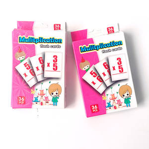 Tarjetas Educativas <span class=keywords><strong>de</strong></span> Matemáticas y Alfabetización para Niños Pequeños, <span class=keywords><strong>de</strong></span> Cartón Grueso <span class=keywords><strong>de</strong></span> Alta Calidad Personalizadas, Tarjetas Cognitivas - Product Image 2