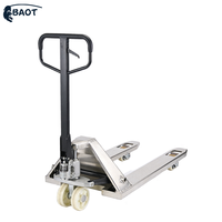 BAOT Offre Spéciale PU Roue Chariot Élévateur Manuel Hydraulique Main Transpalette Camion pour Bonne Vente