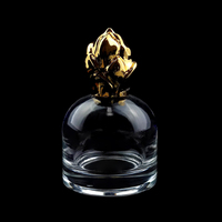 Usine Offre Spéciale bas quantité minimale de commande bon prix luxe doré chrome noir plaqué bouteille de parfum zamac bouchon vente en vrac