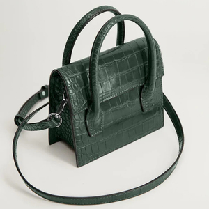 <span class=keywords><strong>Riñonera</strong></span> de cuero Croc vegana con logotipo personalizado para mujer, bolso cruzado con cinturón, a la moda - Product Image 4
