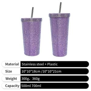 กระติกน้ำร้อนสแตนเลสสองชั้นแบบใหม่ พร้อมเพชรประดับ สำหรับชา - Product Image 3