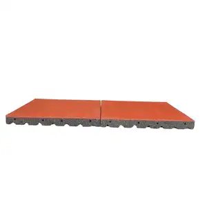 Outdoor playground anti-slip gym rubber floor mat waterproof anti uv mat playground rubber tile rubber flooring