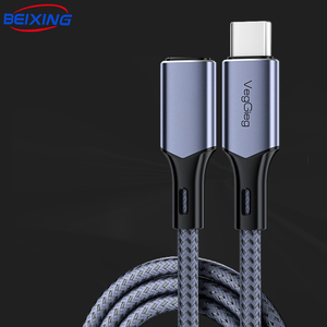 <span class=keywords><strong>สาย</strong></span><span class=keywords><strong>ต่อ</strong></span> USB4 D000078ตัวผู้-ตัวเมีย4USB C ถึง <span class=keywords><strong>USB</strong></span>-C 240W เคสโลหะสายข้อมูล <span class=keywords><strong>USB</strong></span> 40gbpps 8K60Hz สำหรับ iPhone <span class=keywords><strong>iPad</strong></span> - Product Image 1