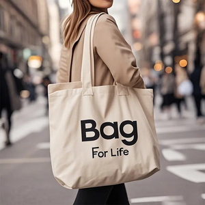 Sac de plage surdimensionné personnalisé poignée plus large sac fourre-tout en toile impression en soie lettres style de vie sport sac en toile meilleur usage quotidien - Product Image 2