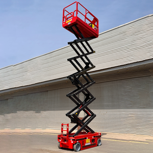 Plataforma Elevadora Personal para Trabajos Aéreos, Elevador Eléctrico de Tijera Autopropulsado para una Persona, con Certificación CE - Product Image 1