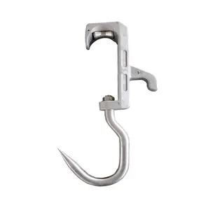 Cow cattle beef bovine goat sheep pipe rail hanging hook slaughter accessories for slaughter abattoir