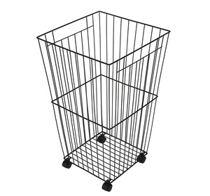 Support de balai en métal Présentoir à balai Panier à linge - Product Image 4