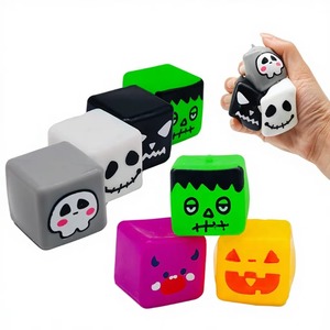 Juguete Antiestrés de Compresión Lenta con Forma de Cuadrado Pequeño para Halloween, Ideal para Jóvenes y Adolescentes, Unisex - Product Image 1