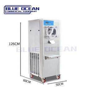 ブルーオーシャンステンレス鋼ソフトアイスクリームメーカー3ノズル付きフロアスタンドフルーツミルク水ナッツ用途 - Product Image 3