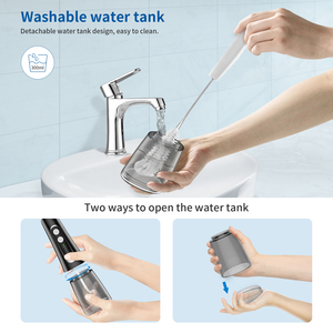 Portable <span class=keywords><strong>sans</strong></span> <span class=keywords><strong>fil</strong></span> Waterpick Waterflosser électrique Ipx7 Usb dents dentaires irrigateur Oral <span class=keywords><strong>fil</strong></span> d'eau <span class=keywords><strong>Jet</strong></span> Pick Flosser pour les dents - Product Image 3