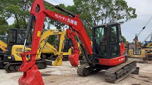 Mini-excavatrice compacte sur chenilles de 6 tonnes avec moteur Kawasaki, idéale pour les travaux agricoles et de construction (modèle KX163-5) - Product Image 3