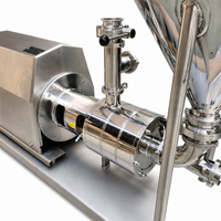 Pompe d'homogénéisation haute vitesse pour le mélange de liquides, de poudres et d'émulsions laitières, et la production de mayonnaise