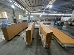 Trave Curva in Bambù Greezu, Materiale per Case in Bambù, Colonna in Bambù Ingegnerizzato Dritto, Trave Strutturale per Edilizia - Product Image 3