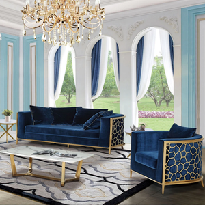 Venta al por mayor, suministro directo de fábrica, precio barato, muebles modernos para el hogar 3 2 1, sofá de lujo para sala de estar - Product Image 5