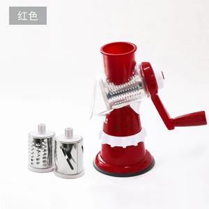 Hand Roller Manual Multi-Functional Stainless Steel <b>Vegetable</b> <b>Cutter</b> Rotary Cheese Grater Veggie Potato Chopper Fruit Slicer - Product Image 2