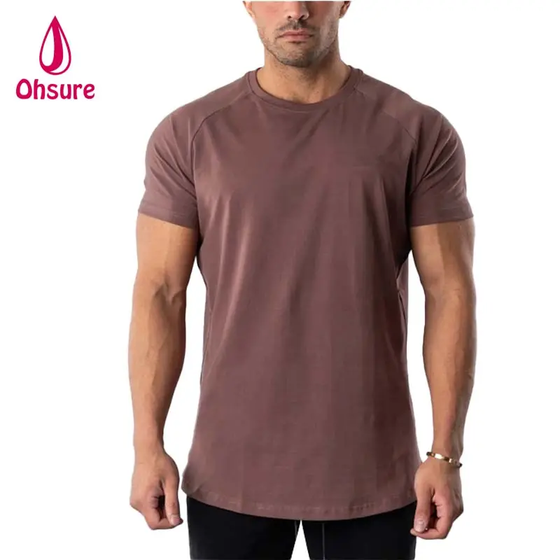 Shirts For Men Muscle Fit Tshirt For Men Running Sport Top Gym Man Cotton Spandex T Shirt