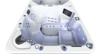 Spas et jacuzzis enterrés, piscines de massage Balboa extérieures, spas de nage extérieurs