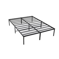 Meubles de chambre à coucher lattes d'acier moderne en métal king Size plate-forme lits doubles cadre California Hotel Twin Design cadre de lit Queen