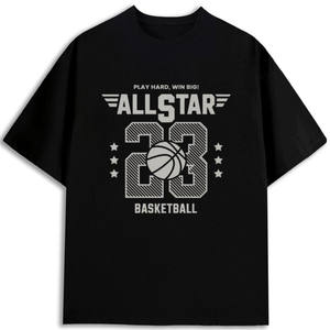 Camiseta de Baloncesto All Star para Hombre, Número 23, Cuello Redondo, Corte Regular, Algodón Grueso, Envío Rápido desde EE. UU. - Product Image 1
