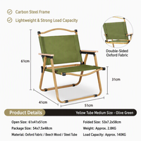 Chaise pliante ergonomique à dossier haut, portable, pour le camping en plein air, le jardin, siège rembourré en maille respirante, pêche, pique-nique, patio, voyage