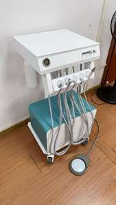 歯科用インナー550Wコンプレッサーモーターとクリニック用フルセット器具付き獣医歯口治療最新モバイルユニット - Product Image 5