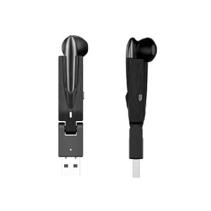 Auriculares Bluetooth con base, cancelación de ruido de un solo canal para música por ordenador, carga micro USB BT 5,0 - Product Image 1