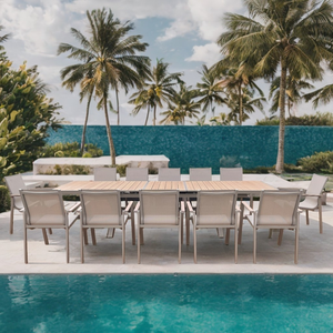 Sillones de jardín de aluminio duraderos y ligeros modernos para uso en exteriores en patios y restaurantes - Product Image 2