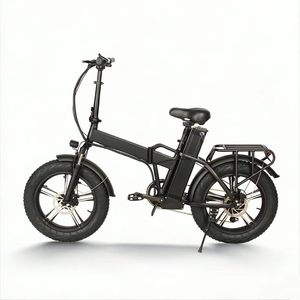 Bicicleta eléctrica plegable con llanta integrada de 20 * 4 pulgadas, batería de litio de 48V10.5AH y cuadro de aleación de aluminio - Product Image 1
