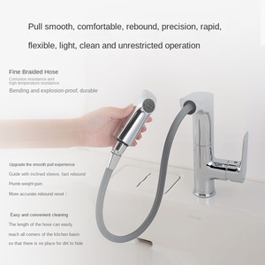 Robinet de lavabo monocommande extractible moderne eau chaude et froide Modèle 31240T - Product Image 5