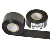 UNIONCODING 35mm x 100m Ruban à feuille chaude pour machine de codage Rouleau de ruban à encre noire avec prix de gros