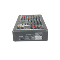 Accuracy Pro Audio M6 Mezclador de audio digital Mezclador profesional de 6 canales Sistema de sonido Controlador de DJ/Mezclador de consola de audio