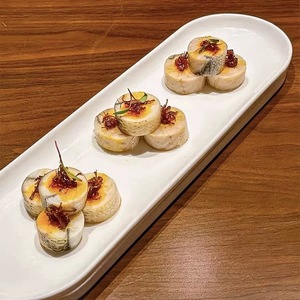 Platos y Vajillas de Sushi Modernos de Melamina, Ovalados, Blancos, Irrompibles, Ligeros y Ecológicos, Personalizados de Fábrica - Product Image 6