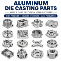 Pièces en aluminium moulé sous pression sur mesure ADC12 A380 pour boîtiers de moteur, boîtiers de pompe, dissipateurs thermiques, collecteurs, brides, boîtes de vitesses, fabrication OEM ODM de précision
