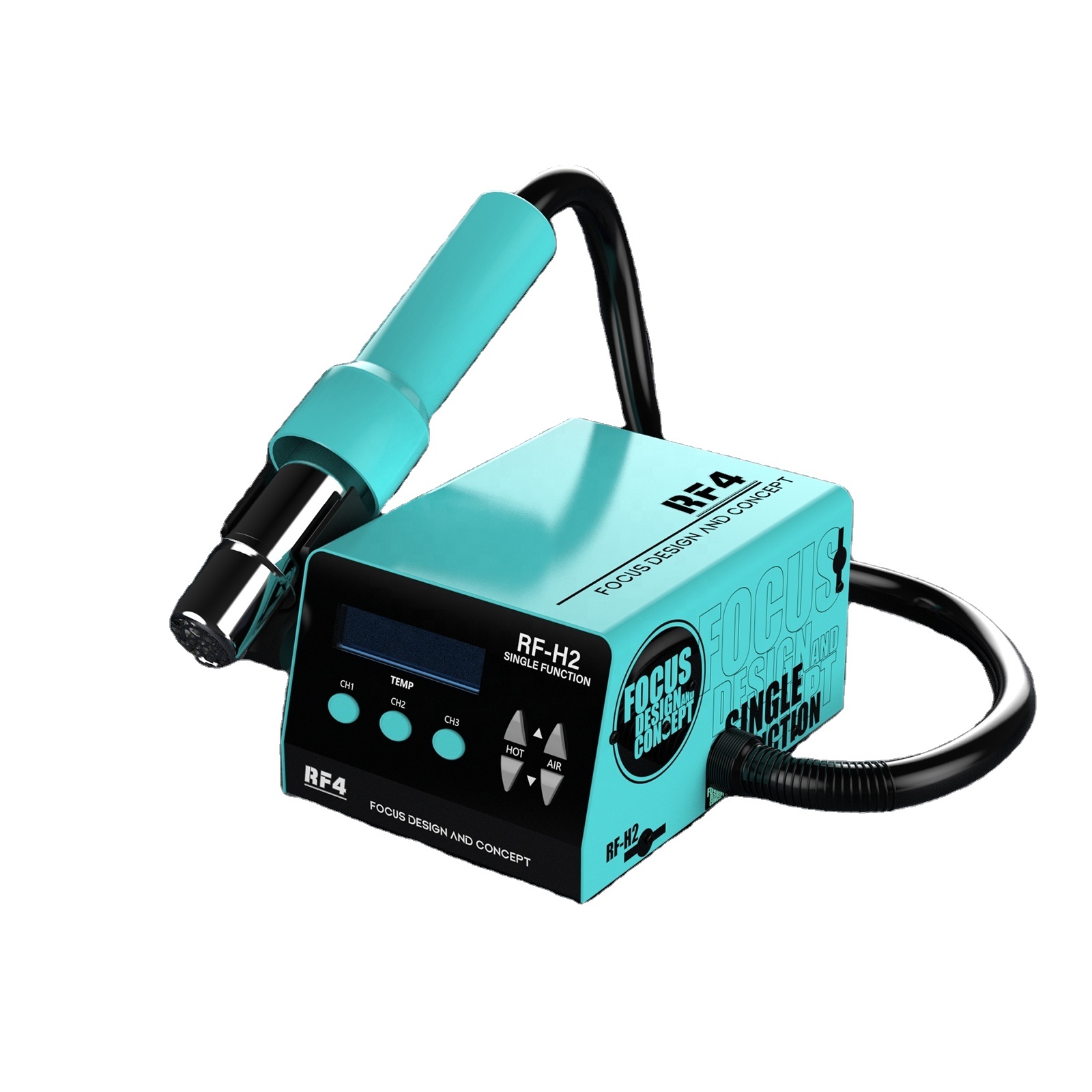 RF4 RF-H2 Automatic Hot Air Soldering Station - 1000W Digital 