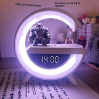 Untuk Speaker 5.3 IPX4 Tahan Air Pengisian Daya Nirkabel Multifungsi Lampu Malam Jam Alarm Lampu Meja Suasana Portabel